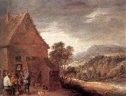 TENIERS, David the Younger Before the Inn fy Sweden oil painting reproduction